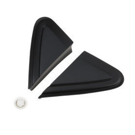 Lot de 2 coques triangulaires pour rétroviseurs VW Polo 2006-2010