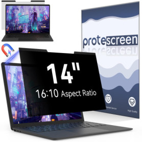Brise-vue magnétique 14" pour ordinateur portable - Protection anti-lumière bleue