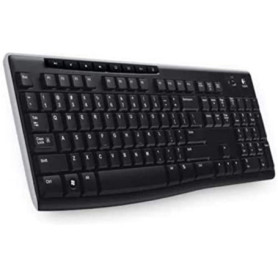 Clavier Sans Fil Logitech K270 QWERTY - Connectivité Fiable et Design Durable