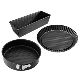 Set de 3 moules à gâteaux Zenker en acier anti-adhésif