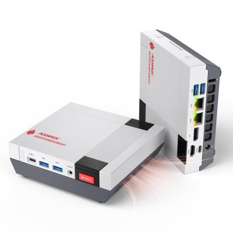 ACEMAGIC Retro X5 Mini PC - AMD Ryzen AI 9 HX 370, 32Go RAM, 1To SSD, 4 Écrans