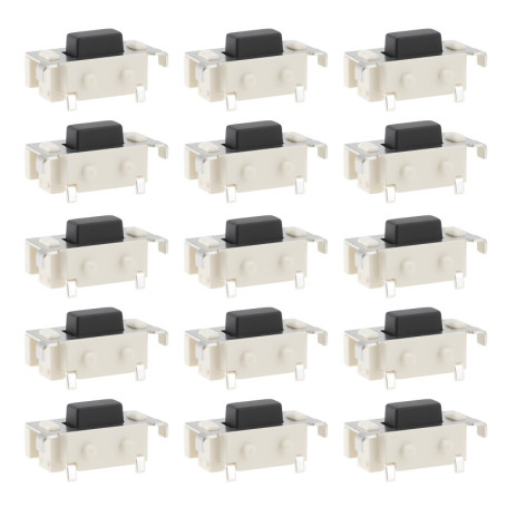 ECSiNG Lot de 50 Boutons Poussoirs Tactiles Momentanés 5x7,8mm pour Électronique