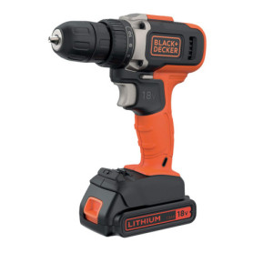 Perceuse-Visseuse Sans Fil BLACK+DECKER 18V avec 2 Batteries et Coffret