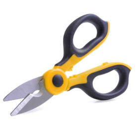 Ciseaux d'Électricien Isolés IPEA - Lame Inox 50 mm pour Fils et Câbles