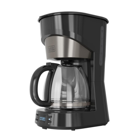 Cafetière Filtre Électrique BLACK+DECKER 1,5L Programmable 12 Tasses