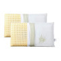 Lot de 2 Oreillers en Mémoire de Forme 40x70 cm - Hypoallergéniques et Lavables