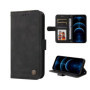 Coque en Cuir SEAHAI pour Oppo Reno 6 Pro 5G - Étui Portefeuille Antichoc Noir