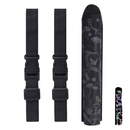 MiOYOOW Étui Transparent pour Ventilateur Rave avec Sangle Ajustable