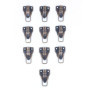 Namvo Lot de 10 Fermoirs Métalliques à Bascule pour Valises et Boîtes