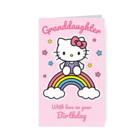 Carte d'anniversaire Hello Kitty pour petite-fille - Joyeux Anniversaire