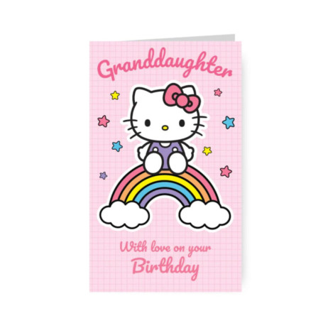Carte d'anniversaire Hello Kitty pour petite-fille - Joyeux Anniversaire