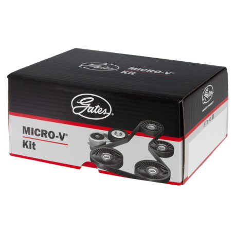 Kit de courroies trapézoïdales Gates K017PK1668 pour OPEL et RENAULT