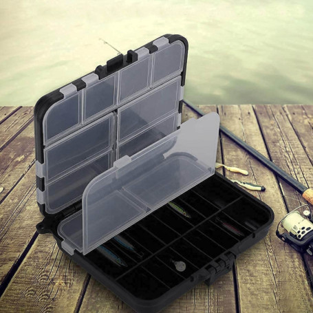 Boîte de Stockage d'Appâts MOUMOUTEN avec 26 Compartiments - Pratique et Imperméable