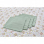 Service de linge de table DKD Home Decor Fleurs Polyester Coton Vert (150 x 150 70,99 €