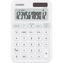 Calculatrice de Bureau Casio MS-20YC Compacte Blanche avec Fonction Heure