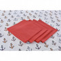 Service de linge de table DKD Home Decor Rouge Bleu Polyester Coton (150 x 150 x 81,99 €