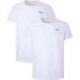 Pepe Jeans Lot de 2 T-Shirts Manches Courtes Blanc XL