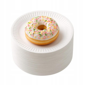 Pakomat Assiettes en Papier Jetables de 15 cm - Idéales pour Fêtes et Barbecues