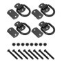 QWORK Lot de 4 Œillets d'Arrimage Robustes pour Levage jusqu'à 5400 kg