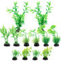 Lot de 10 Plantes Artificielles pour Aquarium - QWORK