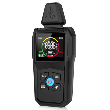 Appareil de mesure EMF 3 en 1 pour champs électromagnétiques et température