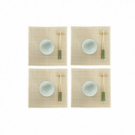 Set de sushi DKD Home Decor Vert Bambou Grès (14,5 x 14,5 x 31 cm) 40,99 €