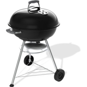 Barbecue à Charbon Weber Compact Kettle Ø57 cm - 9 Couverts - Noir
