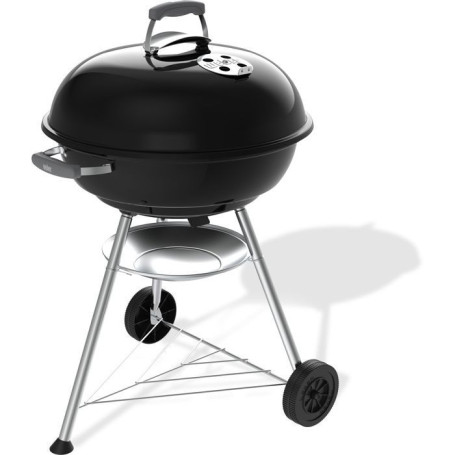 Barbecue à Charbon Weber Compact Kettle Ø57 cm - 9 Couverts - Noir