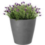 Pot de Fleurs Rond Swing Cone 30 cm - Gris - GARDEN ID