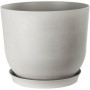 Pot de Fleurs Rond Pierre Blanche - GARDEN ID - Ø 40 cm