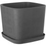 Pot de Fleurs Carré Swing - 16L - Gris Élégant