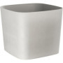 Pot de Fleurs Carré Pierre Blanche - GARDEN ID - 36L