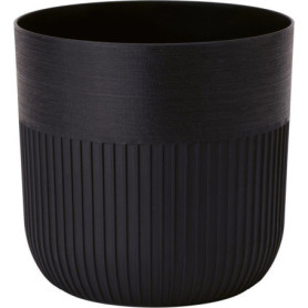 Pot de Fleurs Rond Luca Grande - Noir Ø30 cm
