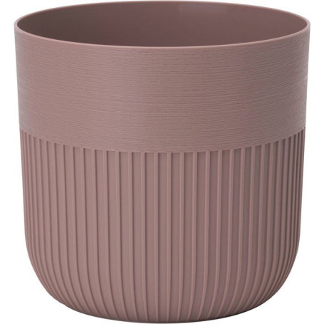 Pot de fleurs rond Luca Grande - Cacao - Ø 40 cm