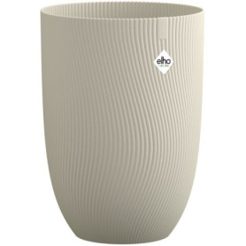 Pot de Fleur Sereh Haut 40 Beige - Élégance pour Intérieur et Extérieur
