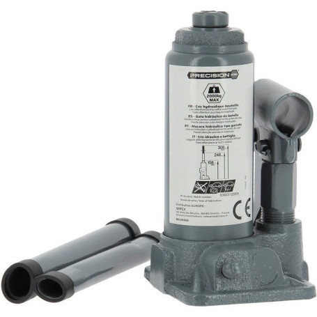 Cric Hydraulique Bouteille 2T - Précision et Performance