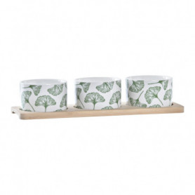 Ensemble à apértif DKD Home Decor Volets Bambou Grès (28 x 9,7 x 1,5 cm) (4 Pièc 24,99 €