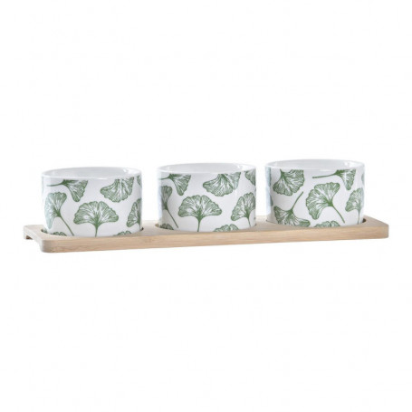 Ensemble à apértif DKD Home Decor Volets Bambou Grès (28 x 9,7 x 1,5 cm) (4 Pièc 24,99 €