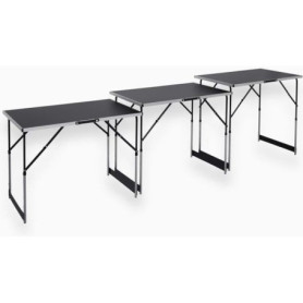 Lot de 3 tables à tapisser MEISTER - Aluminium réglable pour tous vos besoins