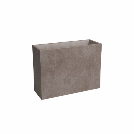 Jardinière Haute Sydney en Plastique Taupe - 80 cm