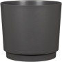 Cache-pot rond anthracite Plano - GARDEN ID - Ø 25 cm
