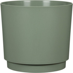 Cache-pot rond élégant en vert clair - GARDEN ID - Ø 25 cm