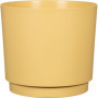 Cache-pot rond jaune Plano - GARDEN ID - Ø 25 cm