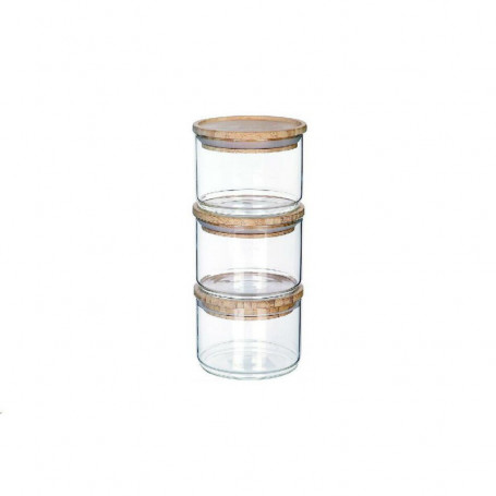 Set de 3 Boites DKD Home Decor Verre Borosilicaté (470 ml) 33,99 €