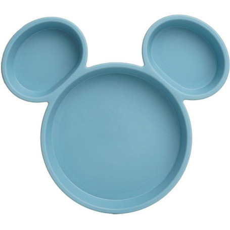 Assiette Silhouette Mickey pour Repas Ludiques