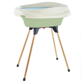 Pack 2 en 1 Plan à Langer et Baignoire VASCO - Vert Céladon