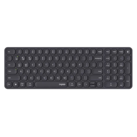 Clavier sans fil RAPOO E9310M AZERTY - Gris foncé