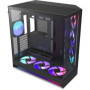 Boîtier PC NZXT H9 Flow RGB+ - Moyen-Tour avec Ventilateurs RGB
