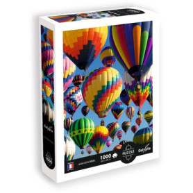 Puzzle Calypto Montgolfières - 1000 pièces avec toucher soyeux