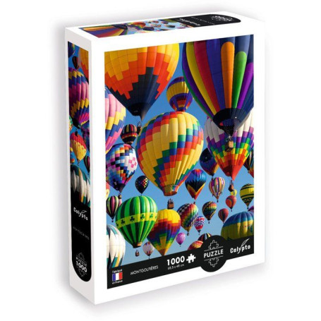 Puzzle Calypto Montgolfières - 1000 pièces avec toucher soyeux